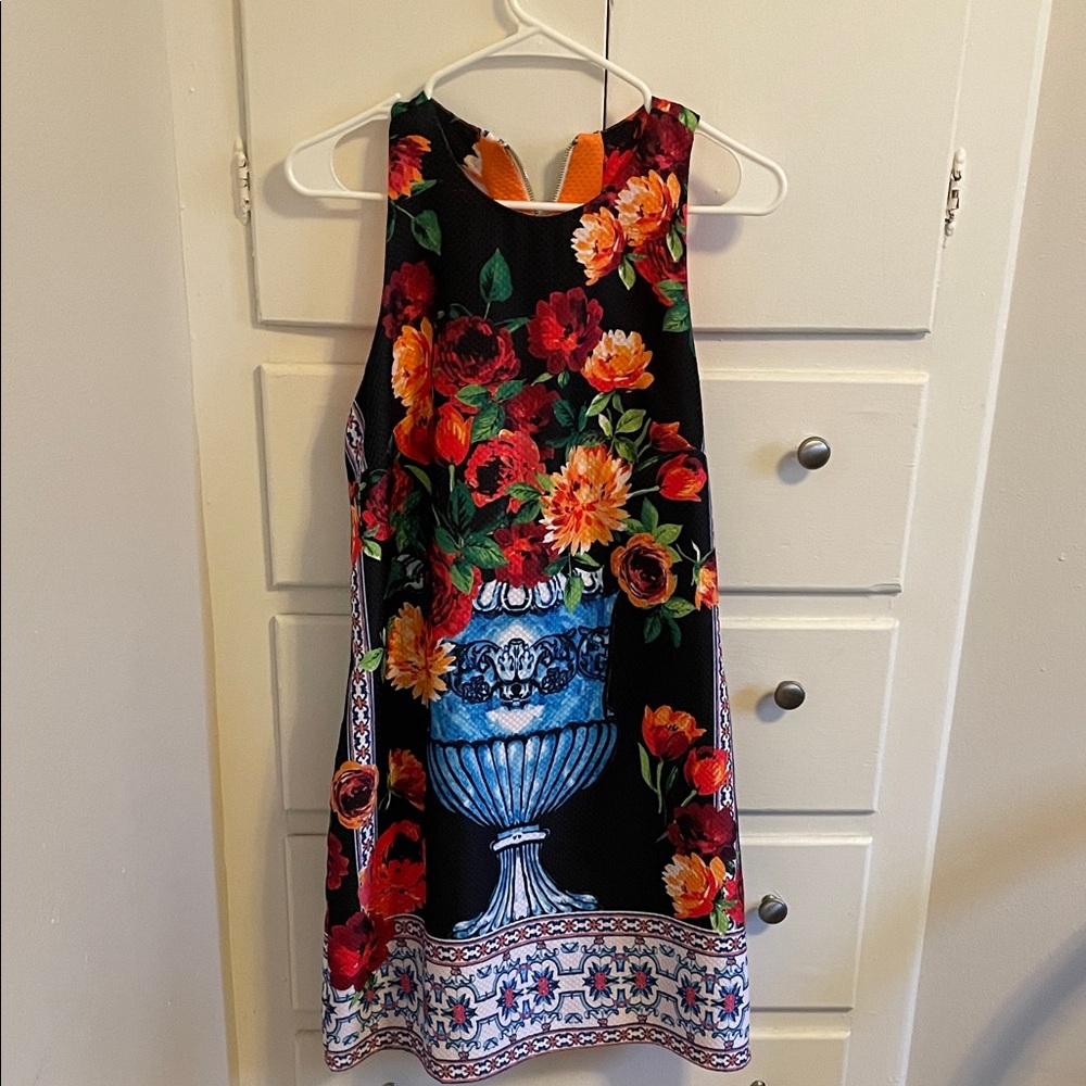 Nicole Miller Orange Dress